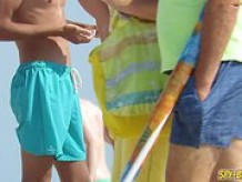 Horny Amateur Big Boobs Teens Voyeur Beach Video