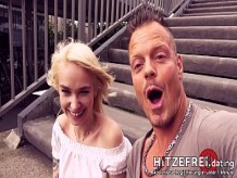 HITZEFREI.dating COGIDO por POLICÍA Chica rubia follada P??BLICO Arteya